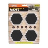 4 Pack Furniture Sliders - 8.5cm Hexagon Moving Heavy Objects Made Easy